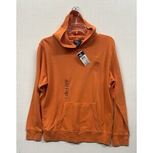 Ralph Lauren boys size large 14 16 orange hoodie long sleeve new